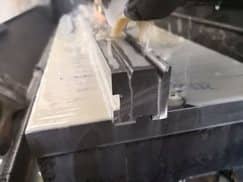 Nc Fine Grinding of Double V Groove