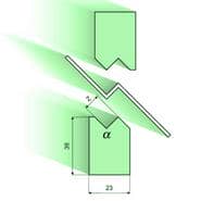Joggle (Z) tool inserts Z 1,0 - 15,0
