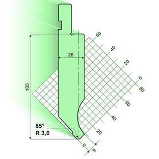 85°Punches/top-tools