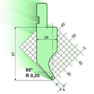 85°Punches/top-tools