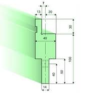 Punch/top-tool distance pieces