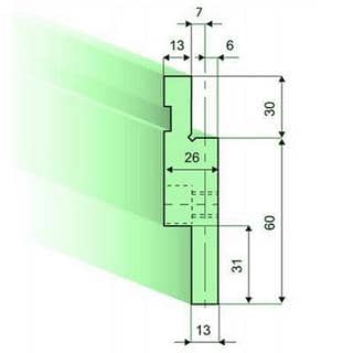 Punch/top-tool distance pieces