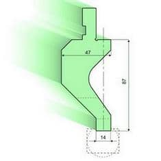 Holder for radius-tools and radius-tools R 7mm-50mm