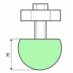 Holder for radius-tools and radius-tools R 7mm-50mm