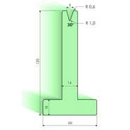 30° T-dies,H=120mm