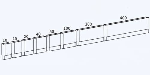 Length 835mm sectionalized
