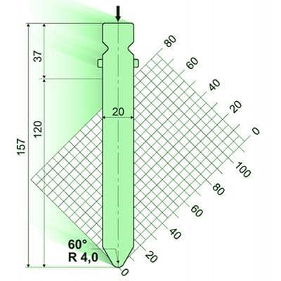 60° Punches/top-tools