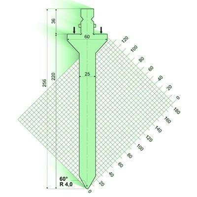 60° Punches/top-tools