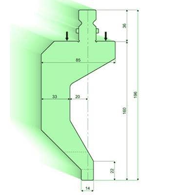 Holder for radius-tools and radius-tools R 7-50