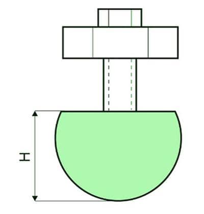 Holder for radius-tools and radius-tools R 7-50