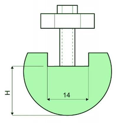 Holder for radius-tools and radius-tools R 7-50