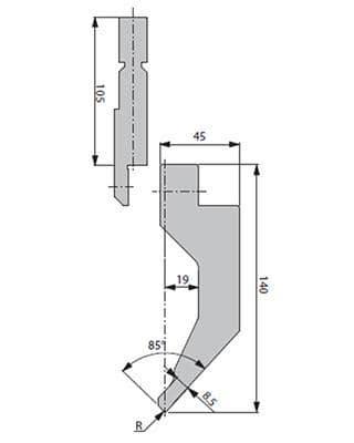 85°Punches/top-tools