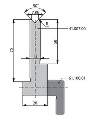 90° Dies, H=86mm