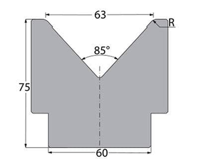85° Dies, H=80mm