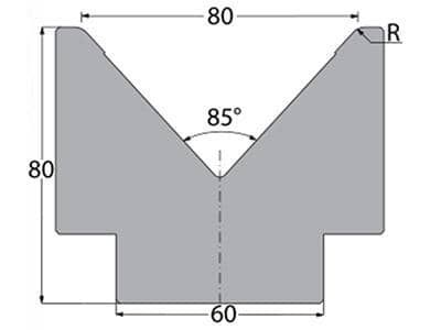 85° Dies, H=80mm